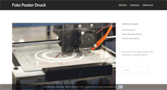 Desktop Screenshot of foto-poster-druck.com
